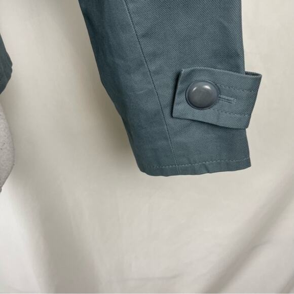 Talbots Gray 100% Cotton Double Breasted Career Office Jacket NWOT Size 2P - Picture 5 of 12